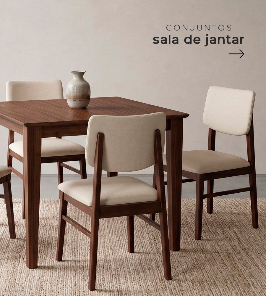 banner vitrines shop mobilia conjunto de jantar